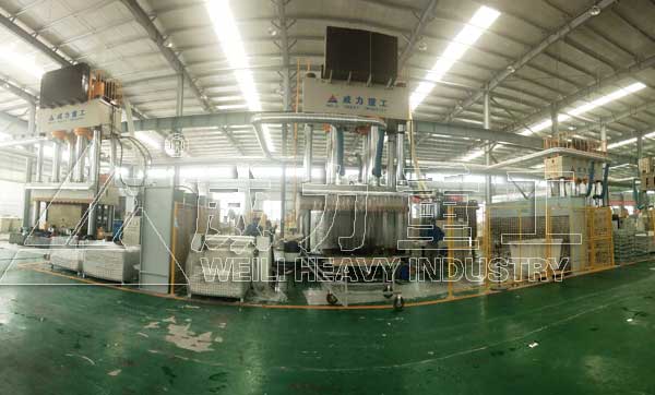 莱芜客户采购4台2000吨玻璃钢化粪池成型液压机