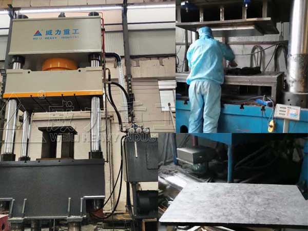 玻璃纤维托板成型液压机1000吨1200砖托板生产设