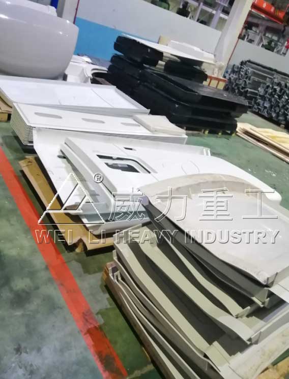 液压机模压成型的SMC汽车壳体配件