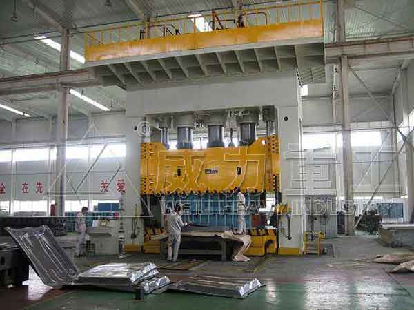 2000吨框架式液压机 波纹板铁路隧道加固专用设备
